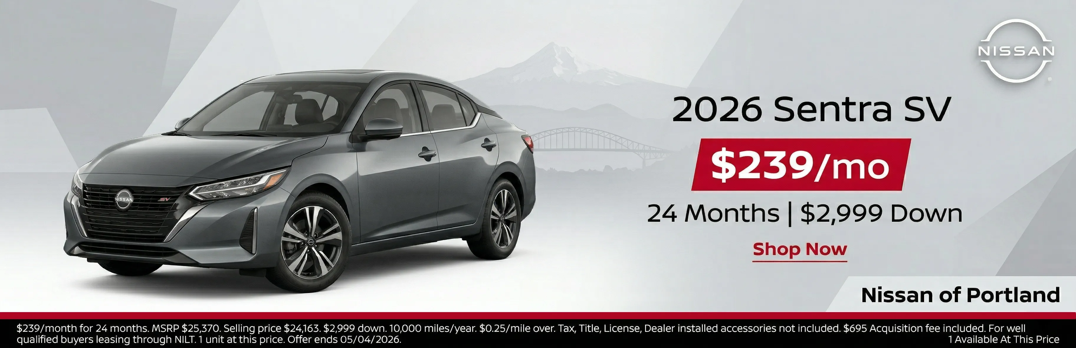 New 2026 Sentra Special